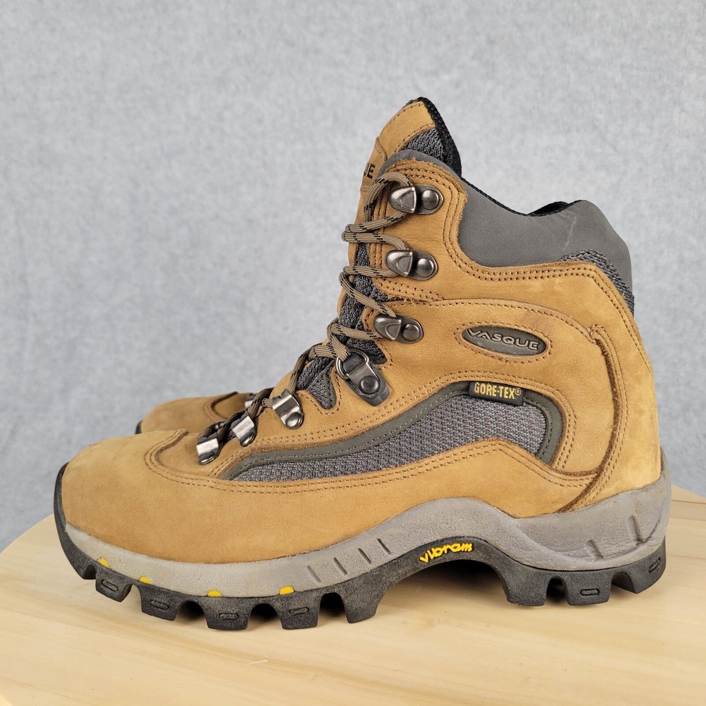 Vasque 7145 St. Elias Brown Leather‎ Gore-Tex Hiking Boot Shoes Women's US 7